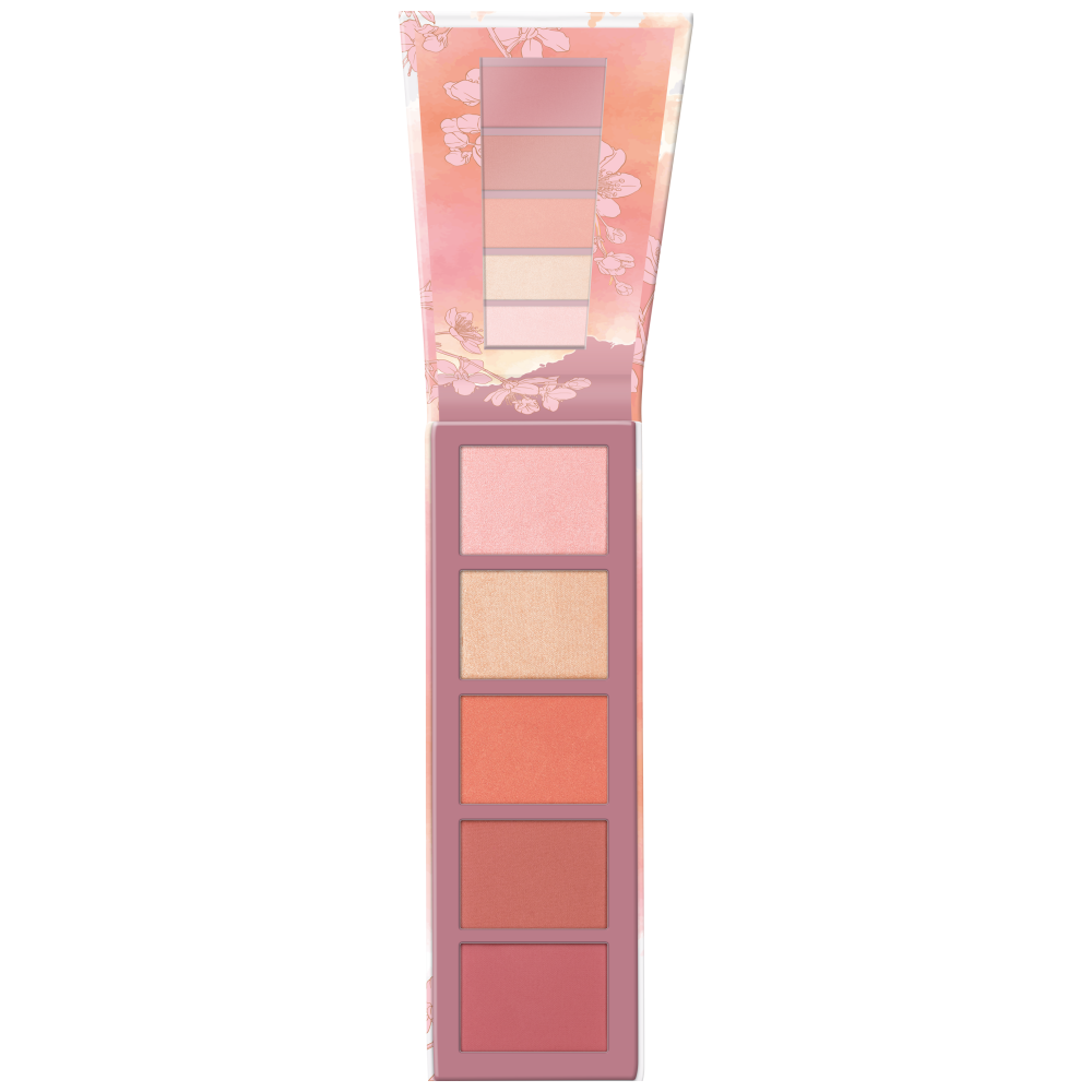 Peachy – Blossom essence Blush Palette & makeup Highlighter