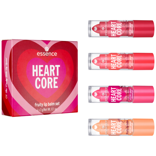 Heart Core Fruity Lip Balm Set