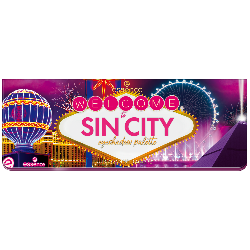 welcome to SIN CITY eyeshadow makeup – essence palette