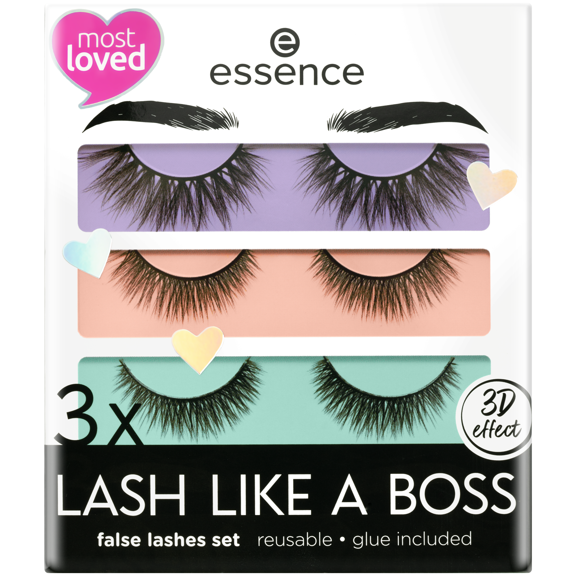 3X Lash A False Boss Like makeup Lashes – essence