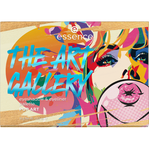 the art gallery eyeshadow & eyeliner palette