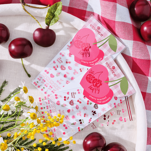 SO CHERRY happy cherry scented nail stickers