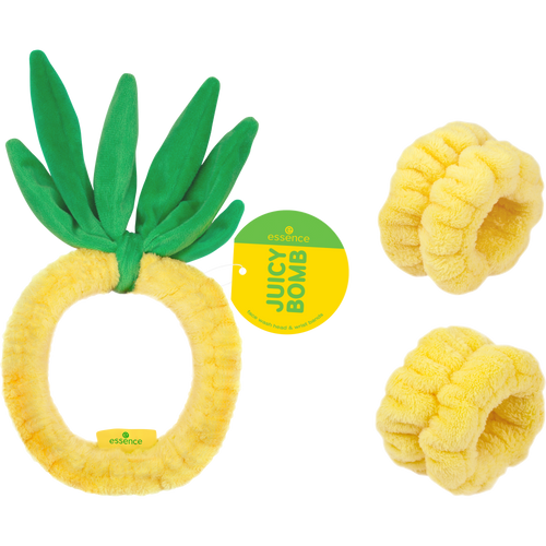 JUICY BOMB PARTY face wash head & wrist bands