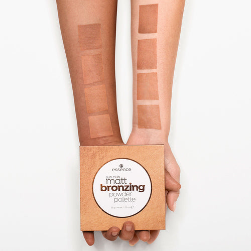 sun club matt bronzing powder palette
