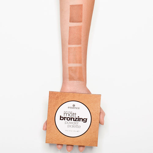 sun club matt bronzing powder palette