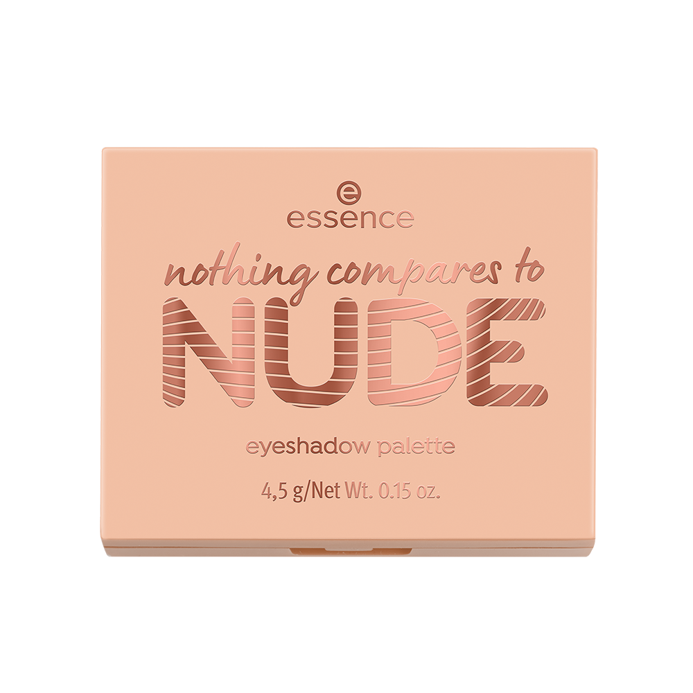 nothing NUDE makeup compares essence palette to eyeshadow –