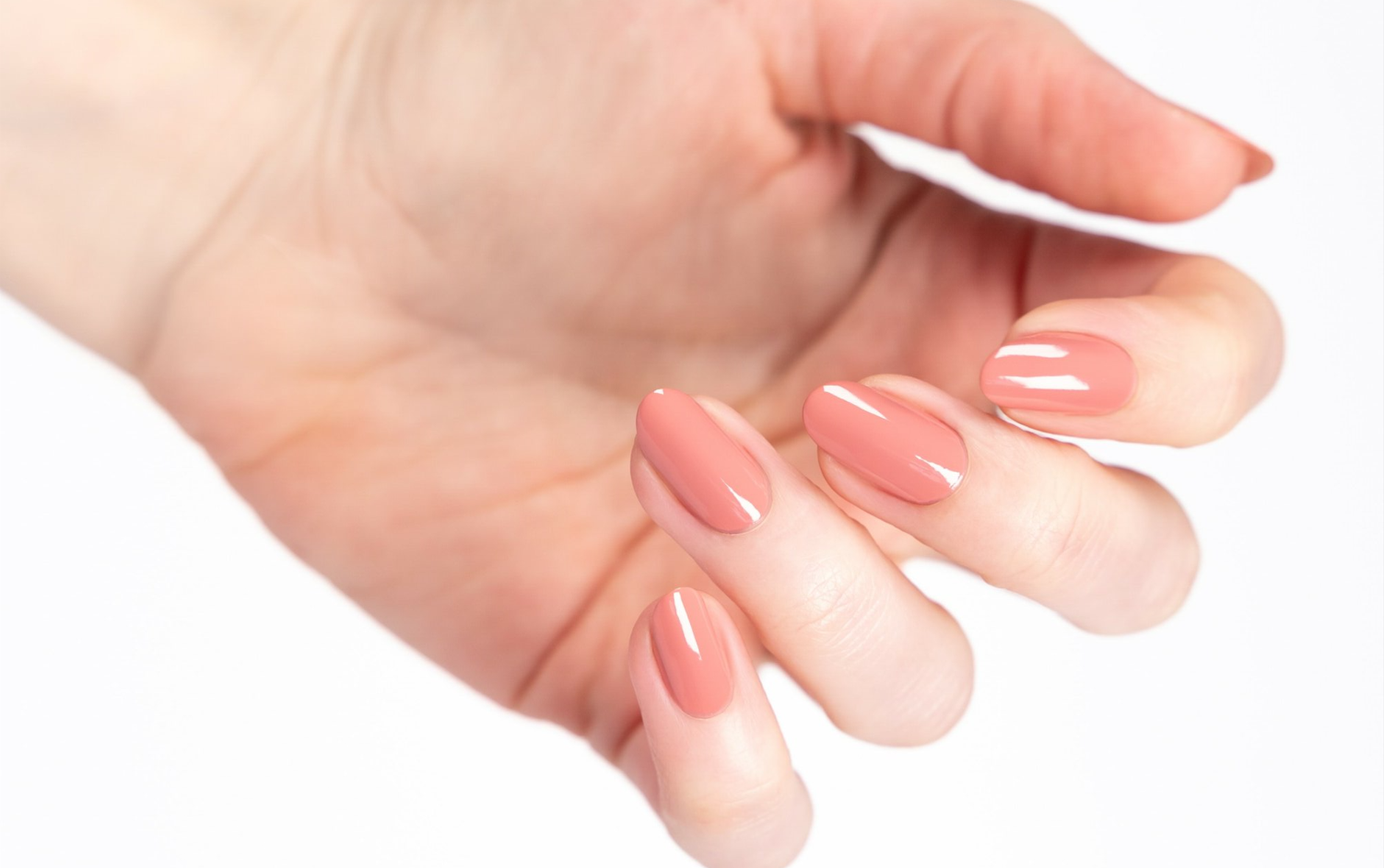 Glossy Nude Nails