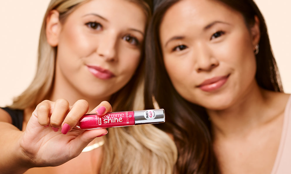 Women Displaying Y2K Lipgloss