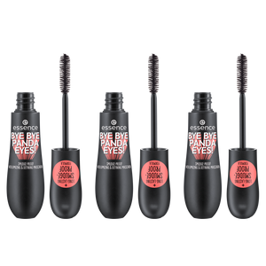 bye bye panda eyes! smudge-proof volumizing and defining mascara 3 pack