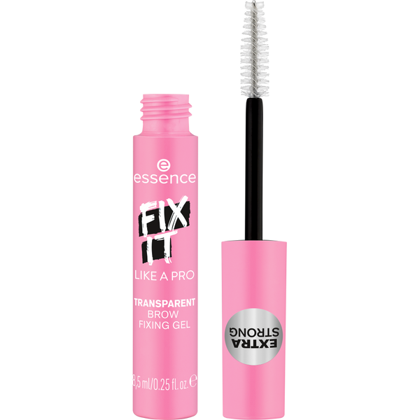 FIX IT LIKE A PRO TRANSPARENT BROW FIXING GEL – essence makeup