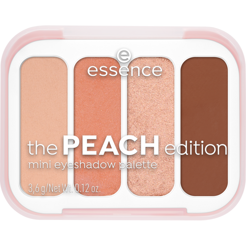 the PEACH edition mini eyeshadow palette