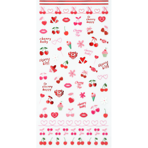 SO CHERRY happy cherry scented nail stickers