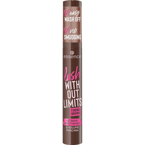 lash WITHOUT LIMITS TUBING BROWN EXTREME LENGTHENING & VOLUME MASCARA
