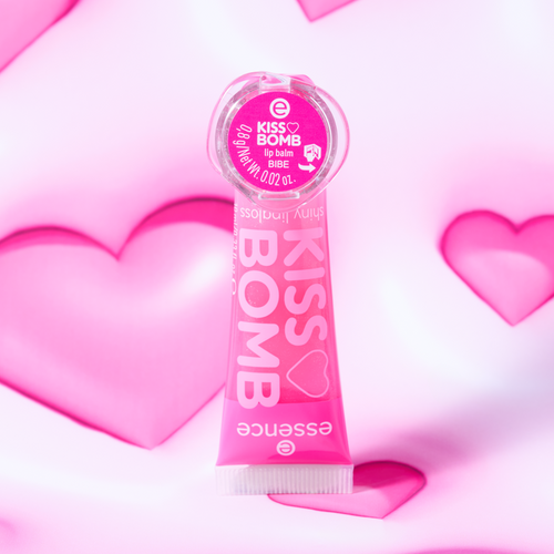 KISS BOMB shiny lipgloss & lip balm