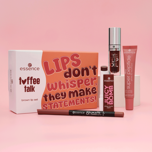 toffee talk brown lip set