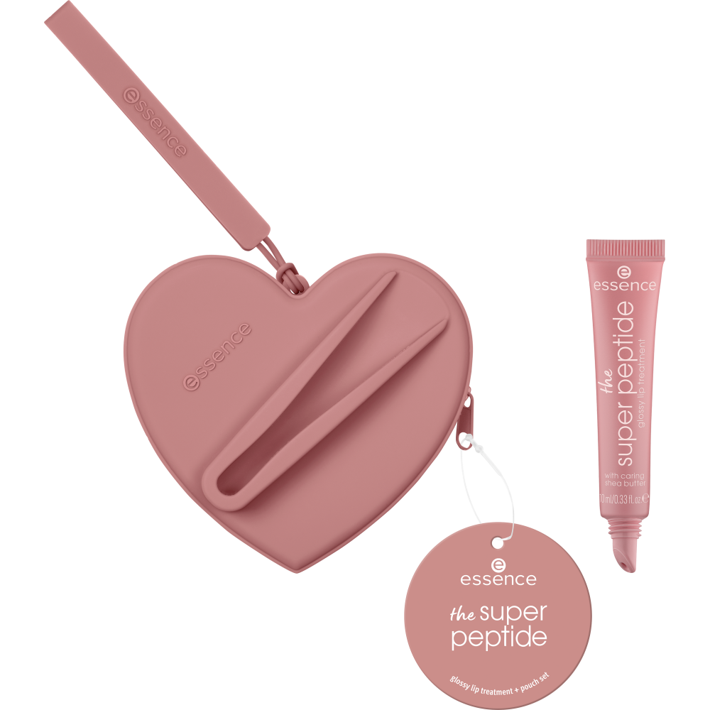 the super peptide glossy lip treatment + pouch set
