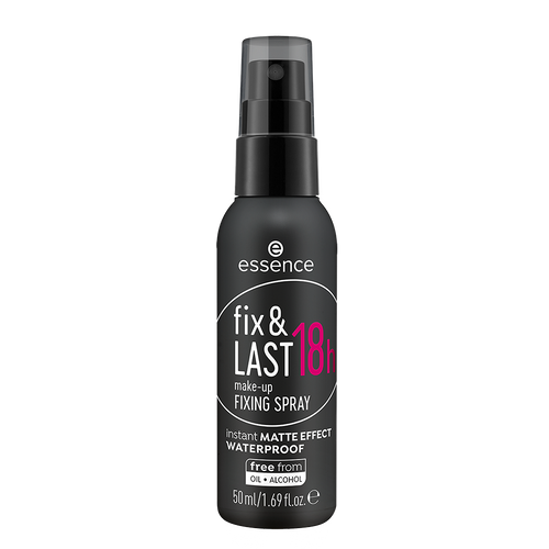 fix and LAST 18h make-up fixing spray – essence makeup